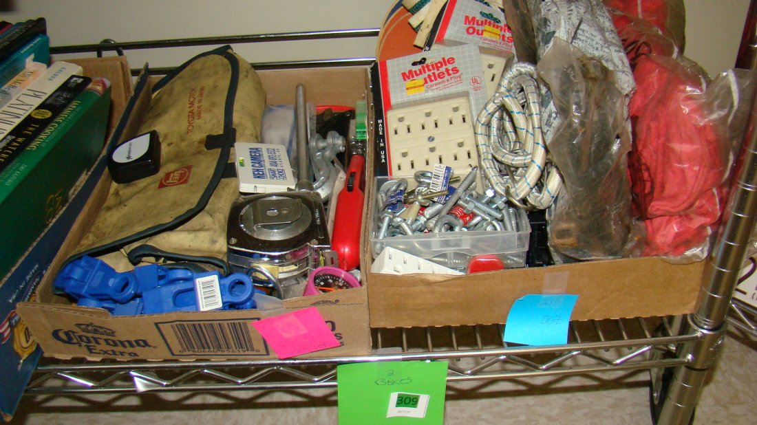 2 BOXES VARIOUS HARDWARE (1 of 3)