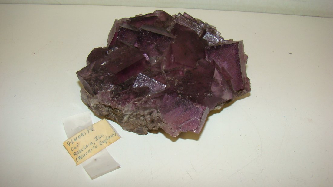 2.2 LB PC OF PURPLE FLUORITE (1 of 4)
