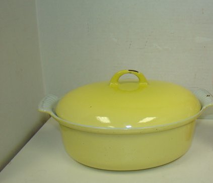 GRISWOLD 11'' ENAMEL ON CAST IRON BAKING DISH (1 of 6)