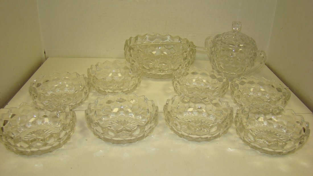 10 PCS FOSTORIA ''AMERICAN'' DISHES (1 of 5)
