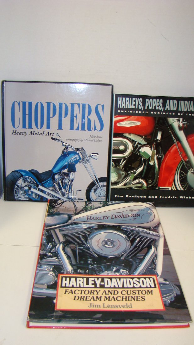 3 HARLEY & CHOPPER BOOKS (1 of 7)