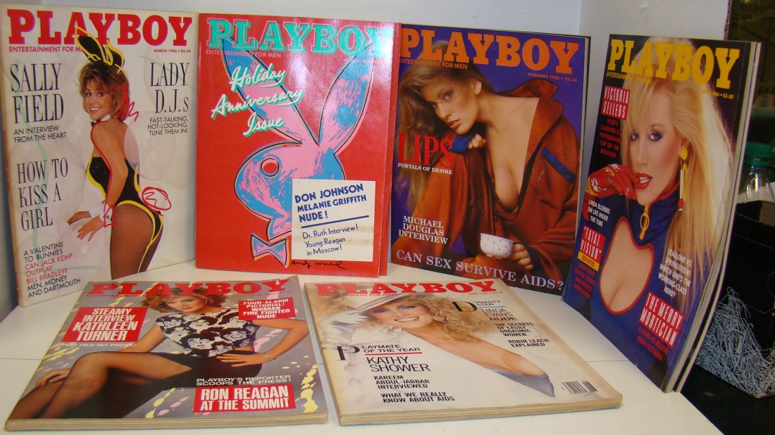 9 VTG 1986 PLAYBOY MAGAZINES (1 of 8)