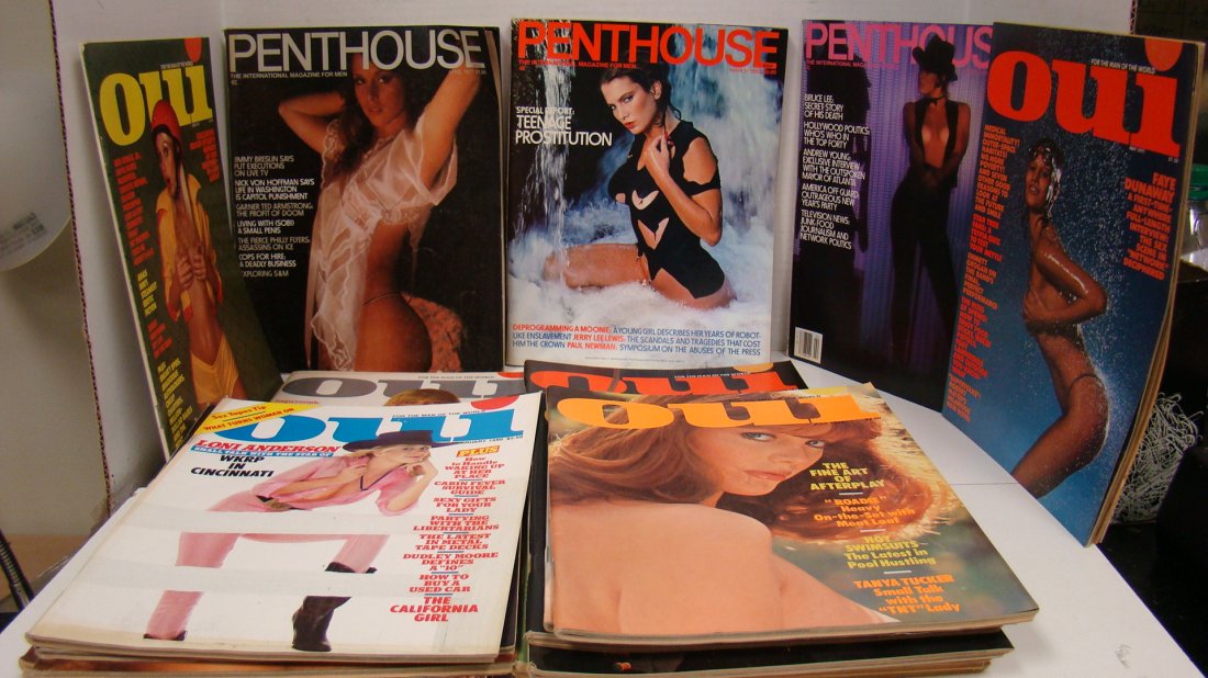 19 VTG PENTHOUSE & OUI MAGAZINES (1 of 5)