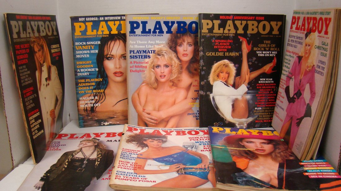 2 1984 & 6 1985 PLAYBOY MAGAZINES (1 of 5)