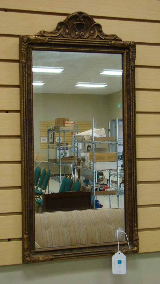 ANTIQUE WALL MIRROR (1 of 2)