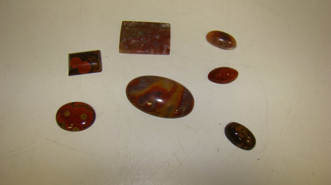 7 CUT & POLISHED AGATE PIECES (1 of 8)