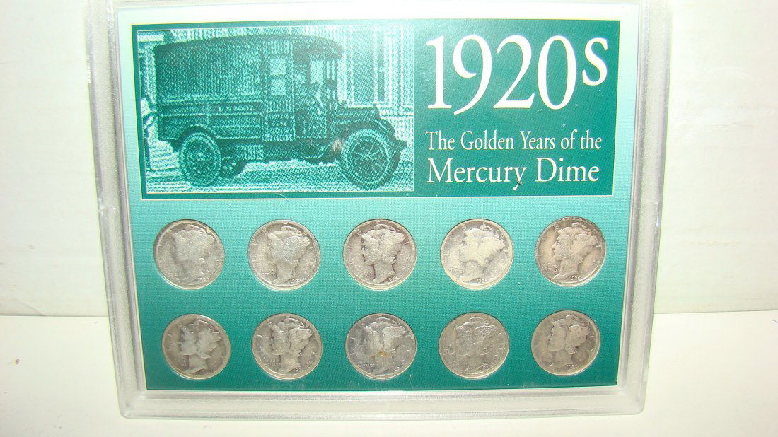 1920'S GOLDEN YEARS OF THE MERCURY DIME (1 of 5)