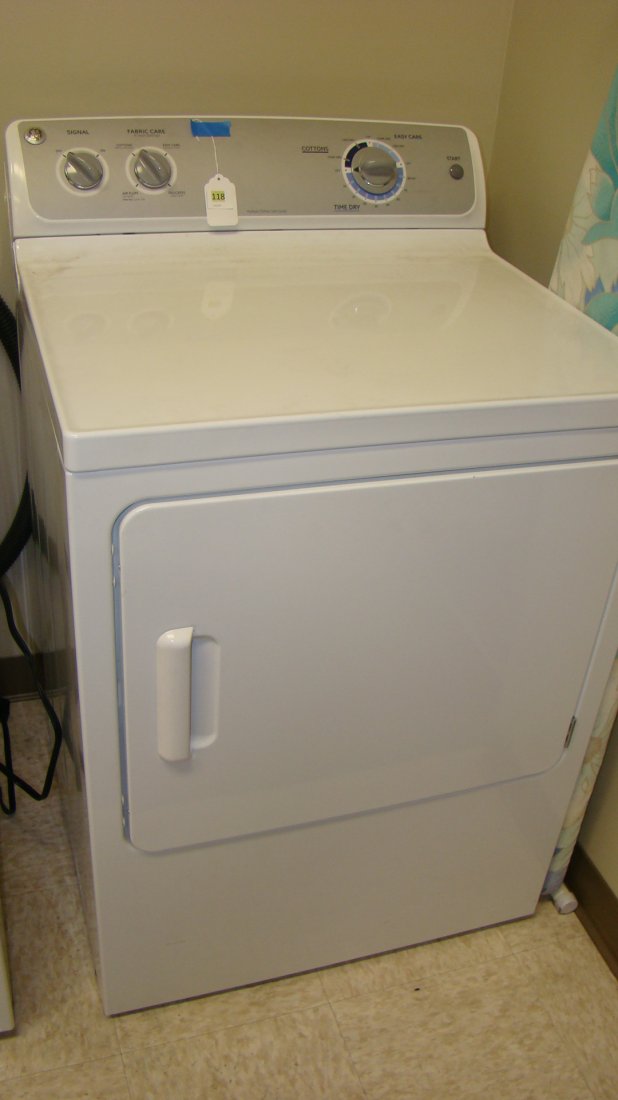 G.E. WASHER - MULTIPLE CLOTHES CARE CYCLES: NEWER G.E./ ELECTRIC DRYER - MULTIPLE CLOTHES CARE CYCLES - WORKS - BUYER RESPONSIBLE FOR MAKING SHIPPING ARRANGEMENTS