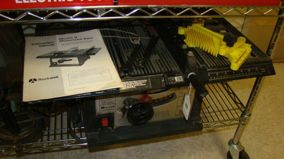 Rockwell Model 8 Motorized Table Saw