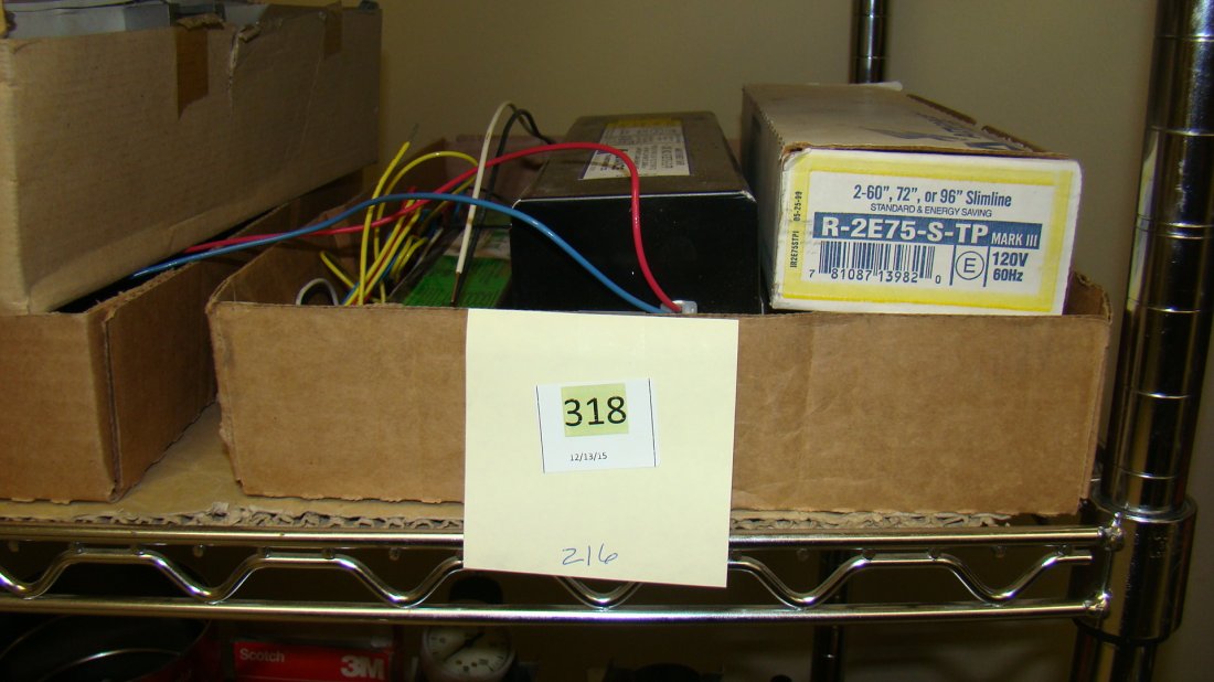 BOX - 5 BALLASTS: BOX - 5 BALLASTS - ADVANCE BALLASTS - 4 ADVANCE MARK III AND MAX LIGHT ELECTRONIC BALANCE