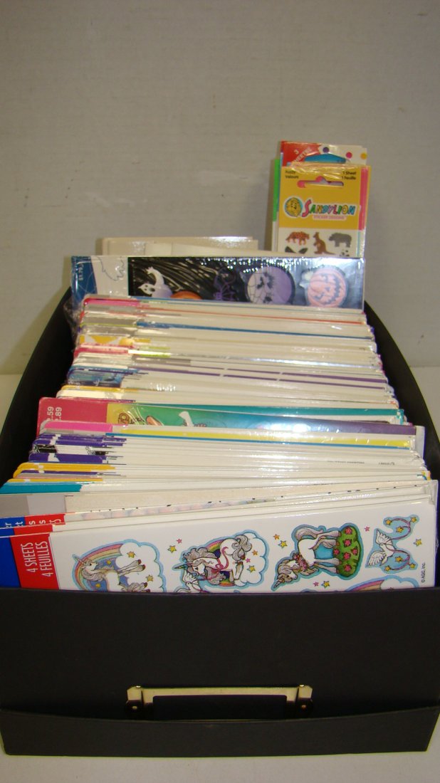 BOX OF OVER 100 STICKER PACKS (1 of 7)