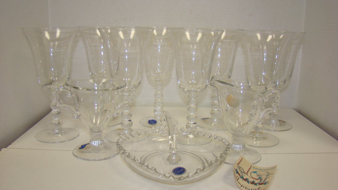 VARIOUS PIECES OF IMPERIAL GLASS CANDLEWICK (1 of 5)