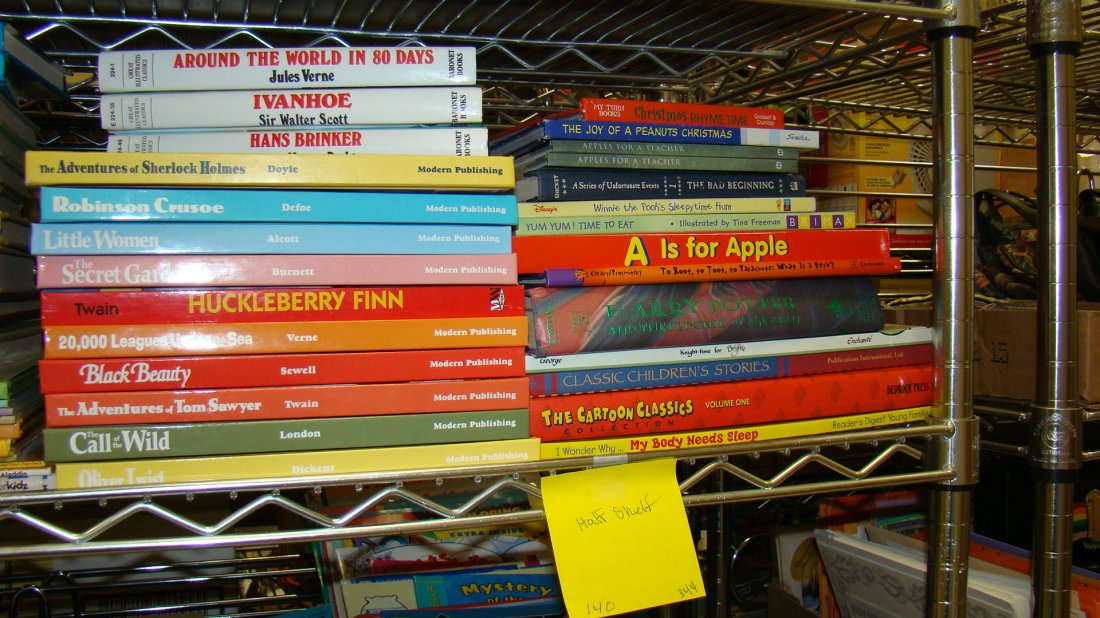 HALF SHELF-VARIOUS CHILDRENS BOOKS (1 of 1)