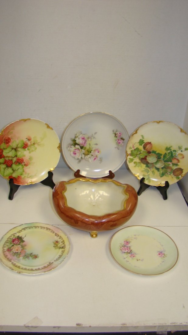 HP AUSTRIAN FOOTED BOWL & 5 HP PLATES (1 of 10)