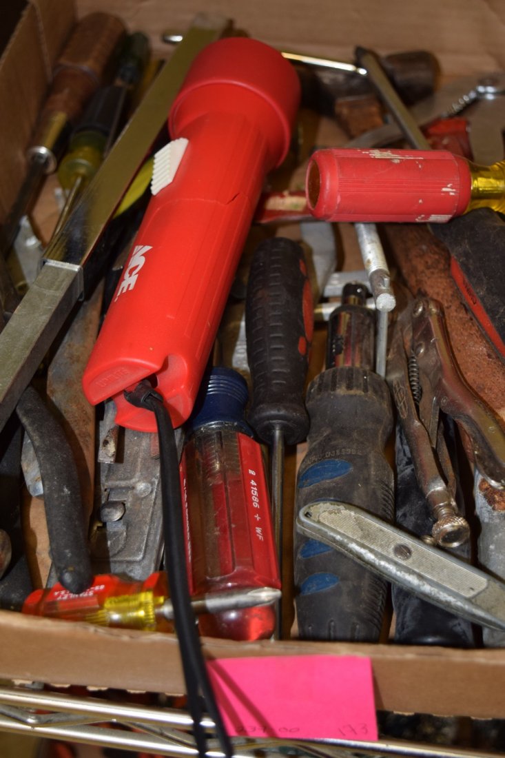 BOX-VARIOUS HAND TOOLS (1 of 5)