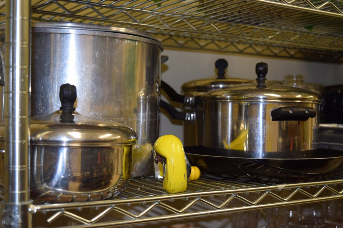 SHELF-POTS, PANS, ETC (1 of 5)