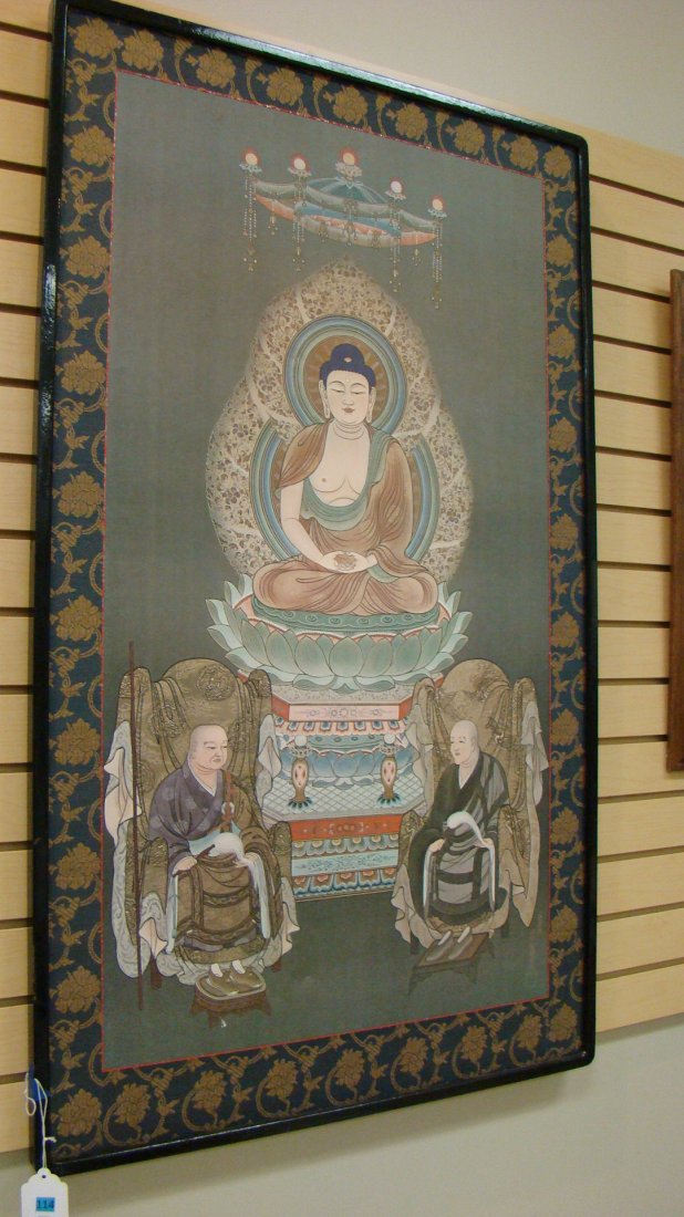 LG FRAMED EAST ASIAN PAINTING (1 of 3)