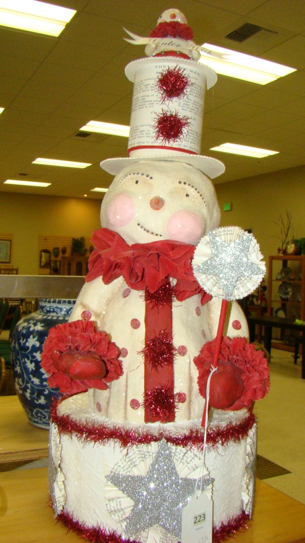 30'' SNOWMAN CHRISTMAS DECORATION (1 of 3)