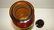 10'' VINTAGE BROWN GLASS APOTHECARY JAR - 2