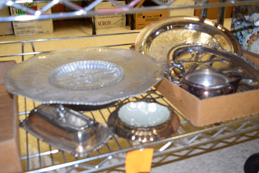 2 BOXES-SILVERPLATE ITEMS (1 of 1)