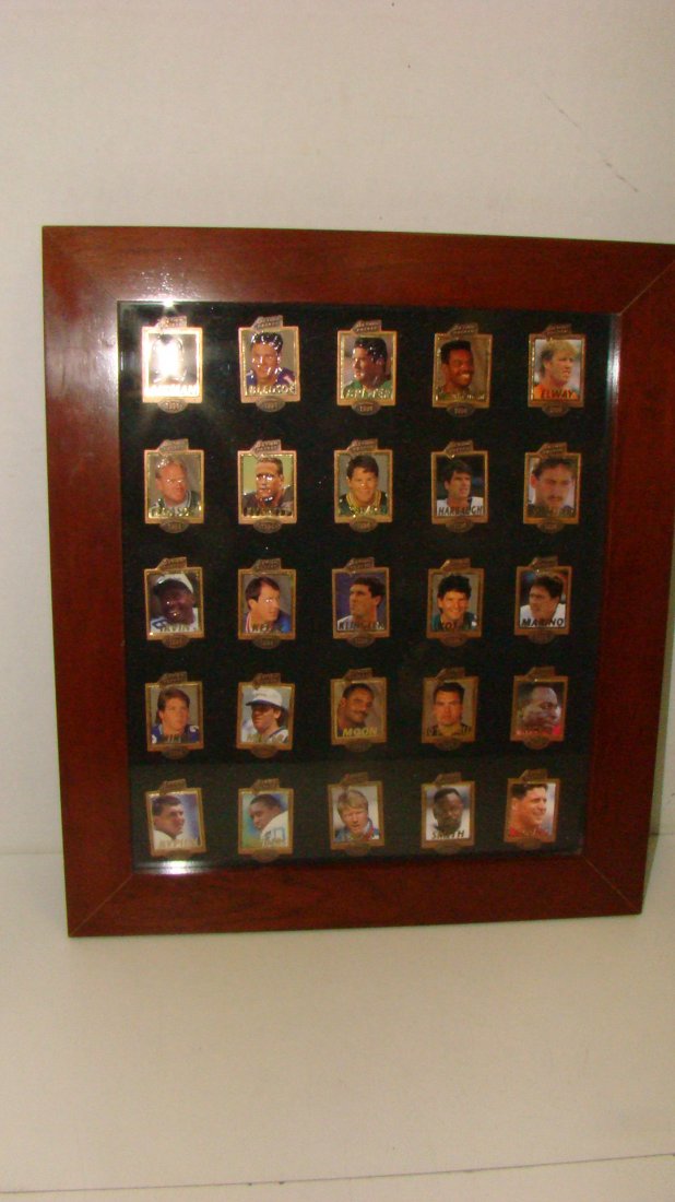 (25) 1994 NFL PLAYER PINS IN DISPLAY (1 of 5)