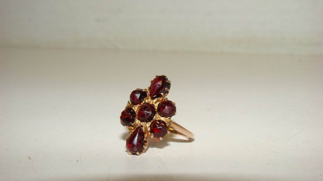 14K ROSE GOLD & GARNET RING (1 of 4)