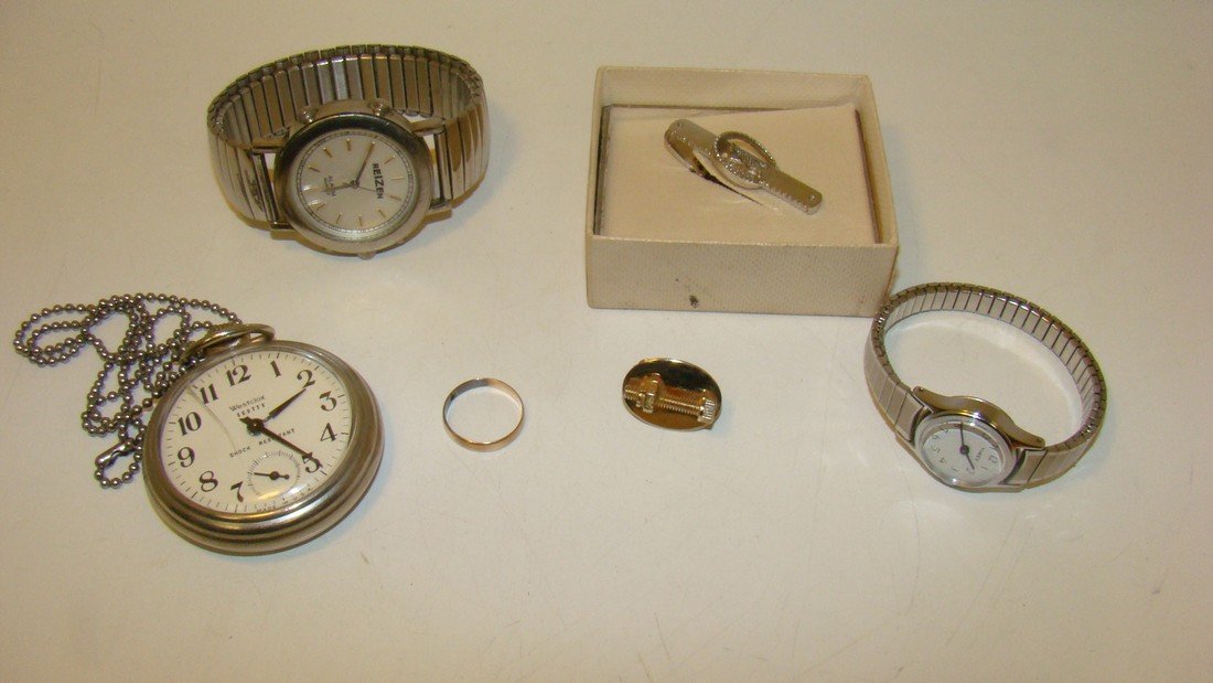 WATCHES-TIE BARS AND RING (1 of 6)