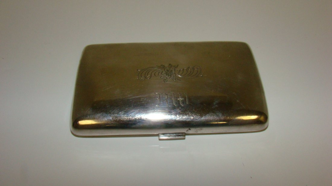 VINTAGE ALPACA SILVER CIGARETTE CASE (1 of 7)