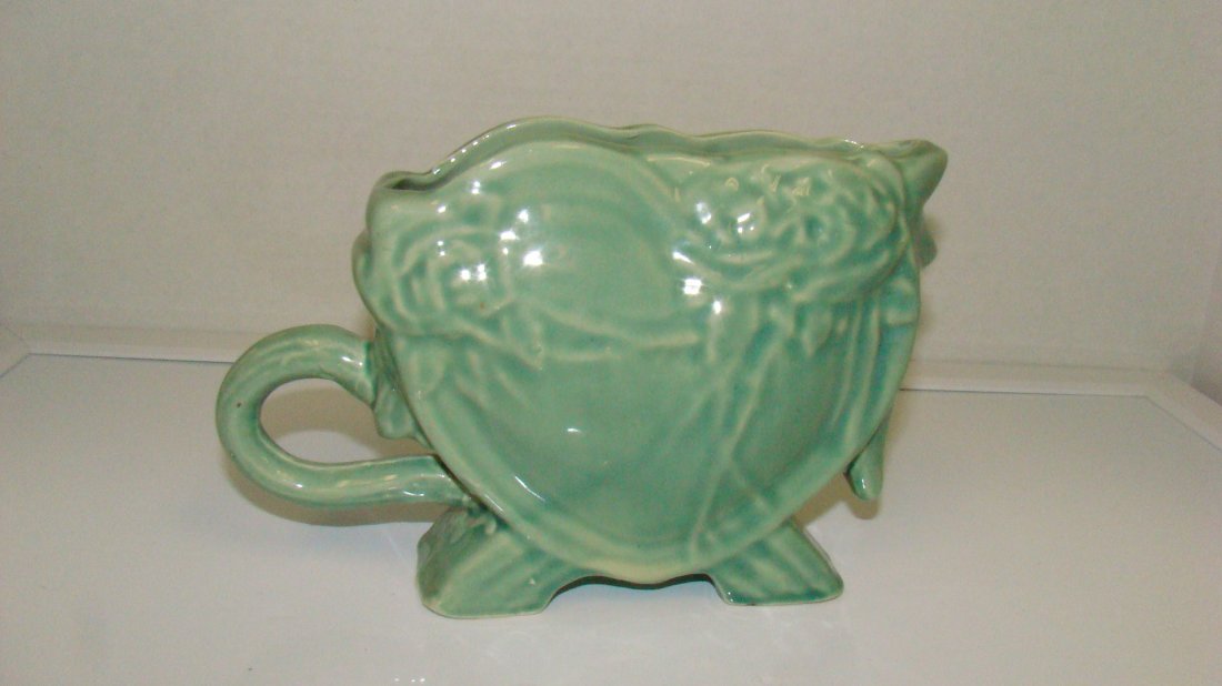 1940'S McCOY POTTERY HEART PITCHER (1 of 6)