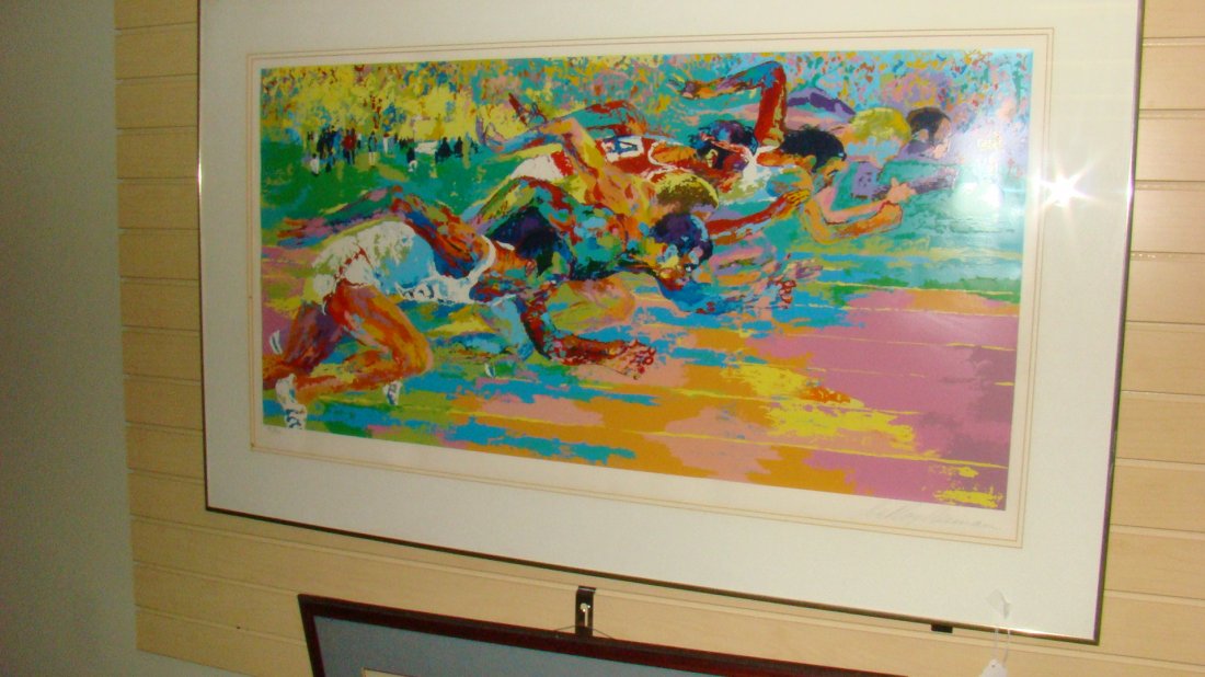 LG LEROY NEIMAN HAND SIGNED COLOR SERRAGRAPH (1 of 2)
