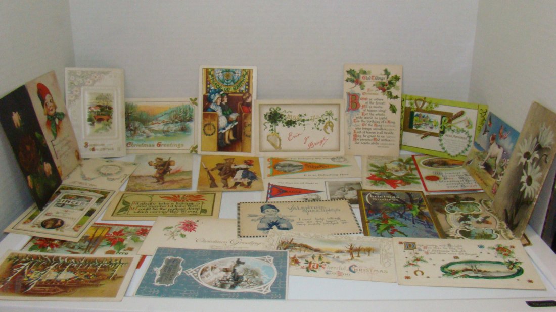 APPROX 34 EARLY 1900'S POSTCARDS (1 of 10)