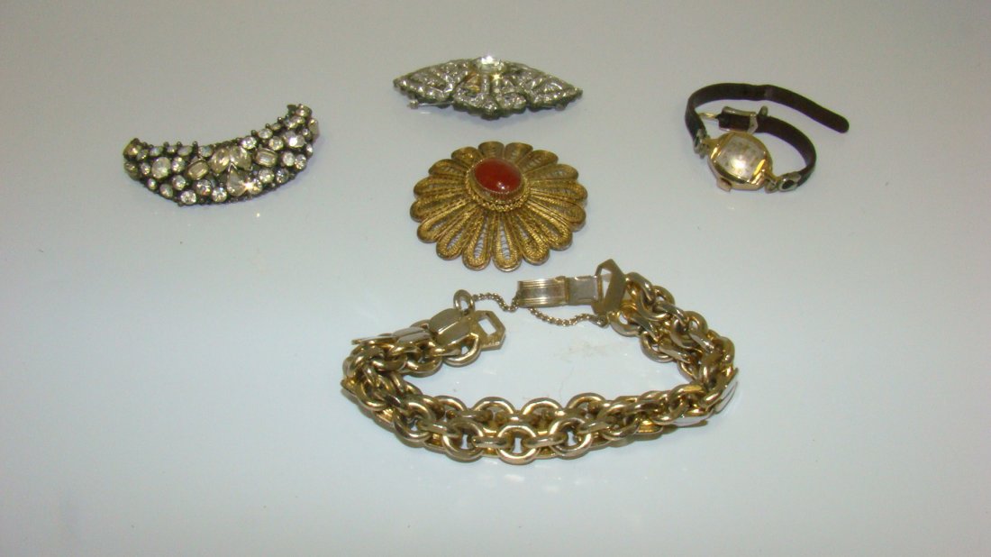 2 RHINESTONE BROOCHES-925 BROOCH & MORE (1 of 10)
