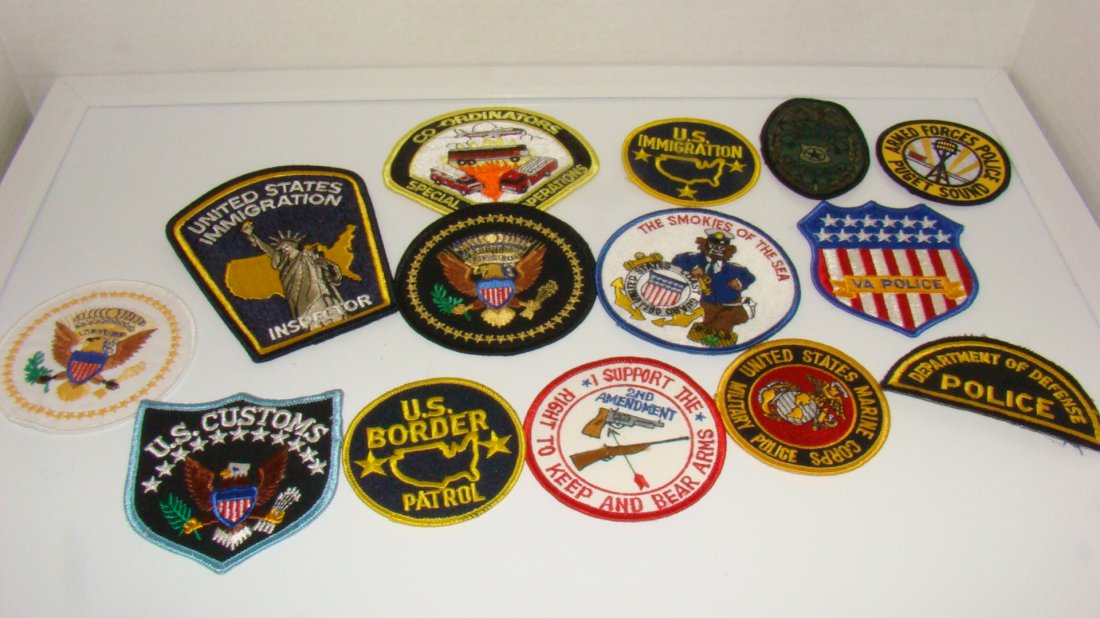 14 US MILITARY & LAW ENFORCEMENT PATCHES (1 of 7)