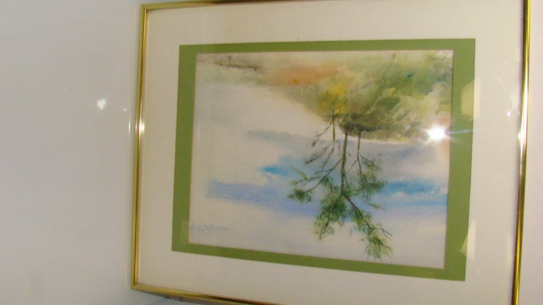 WATERCOLOR LANDSCAPE SIGNED ARMSTRONG (1 of 6)