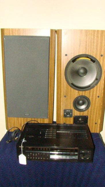TEAC AG-55 STEREO RECEIVER & 2 SPEAKERS (1 of 3)