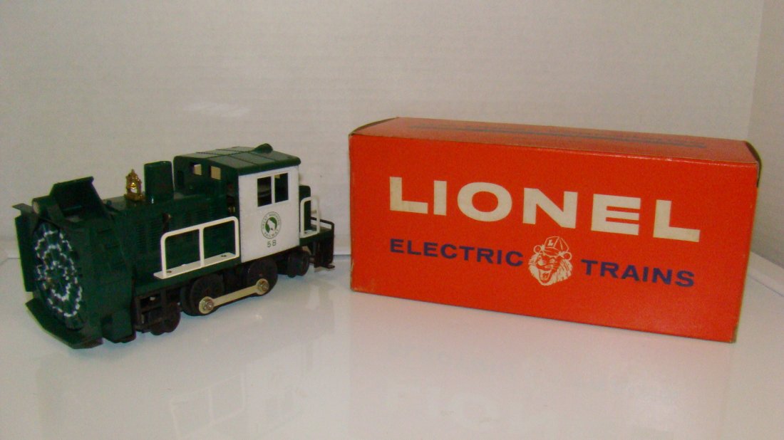 POST WAR LIONEL NO. 58 ROTARY SNOW PLOW-ORIG BOX (1 of 10)