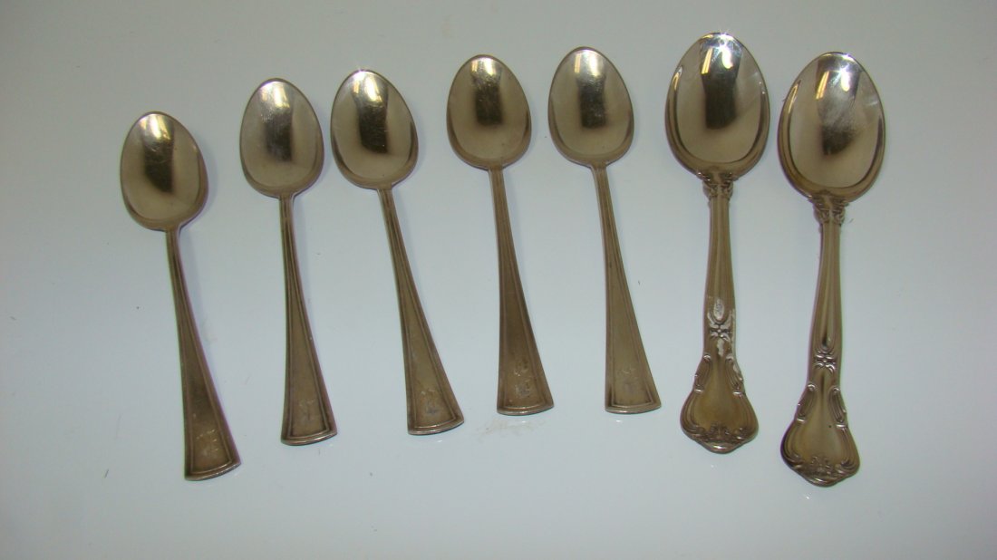 2 GORHAM STERLING & 5 OTHER STERLING SPOONS (1 of 6)