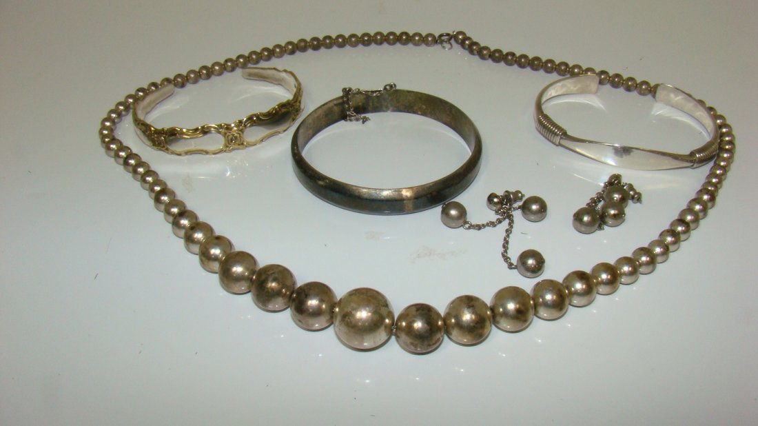 VARIOUS STERLING & 925 SILVER JEWELRY (1 of 6)