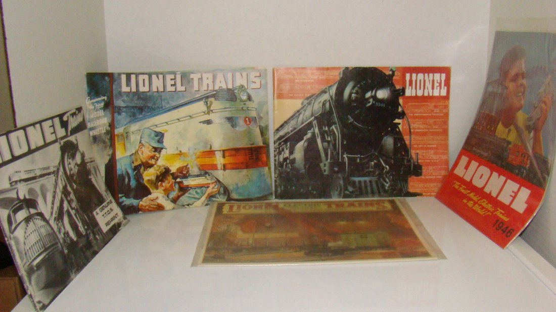 5 LIONEL REPRODUCTION CATALOGS (1 of 6)