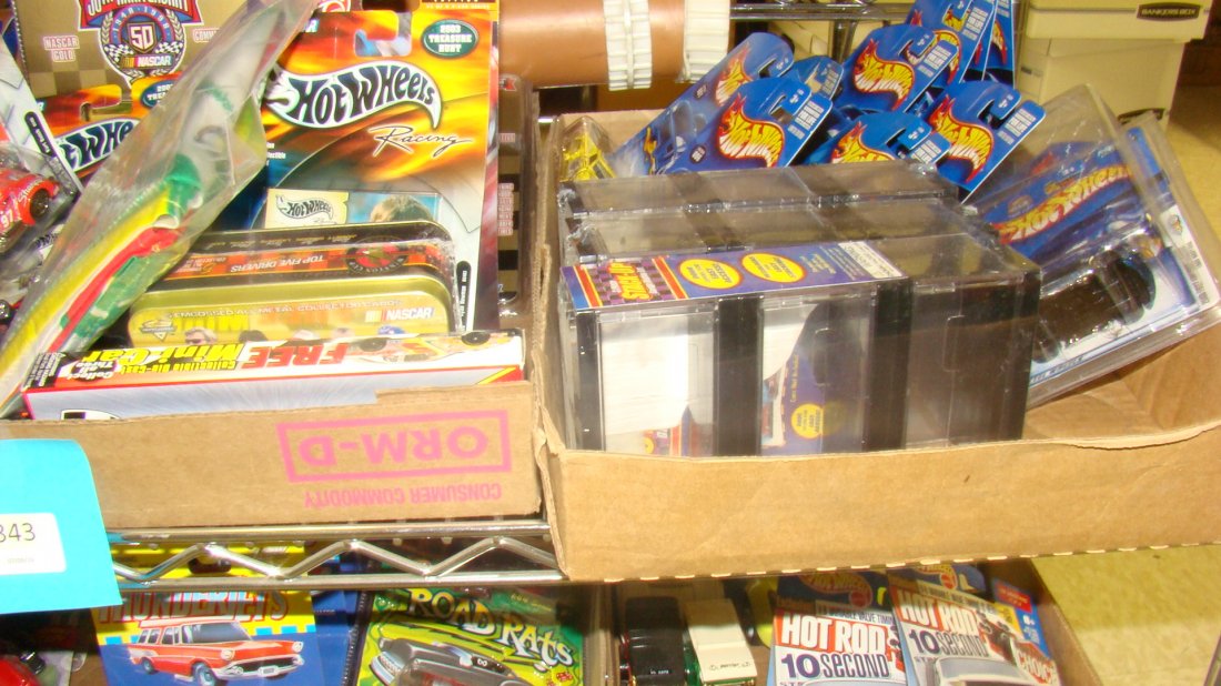 2 BOXES-VARIOUS NIB HOT WHEELS & STACK-UPS (1 of 6)