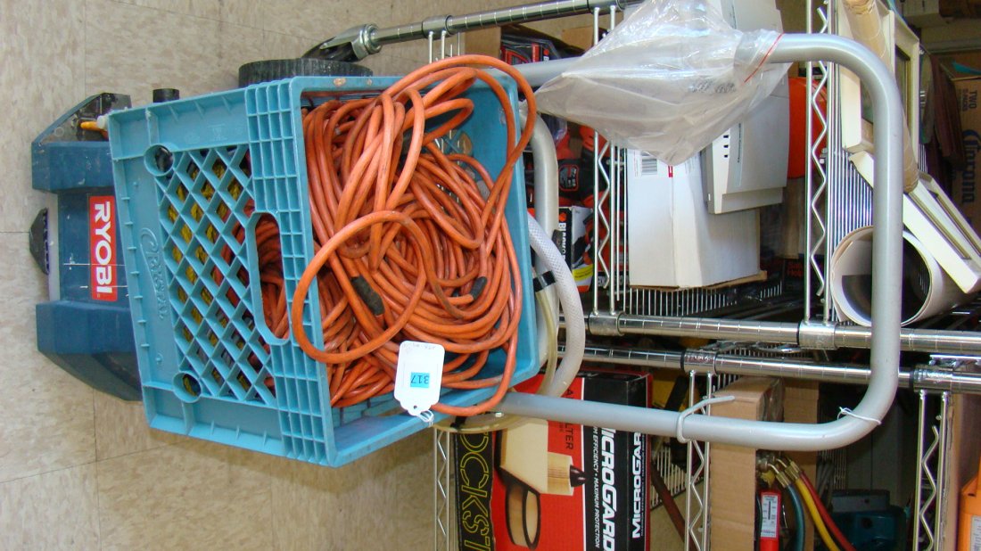 RYOBI PAINT SPRAYER CART ONLY & EXT CORDS (1 of 2)