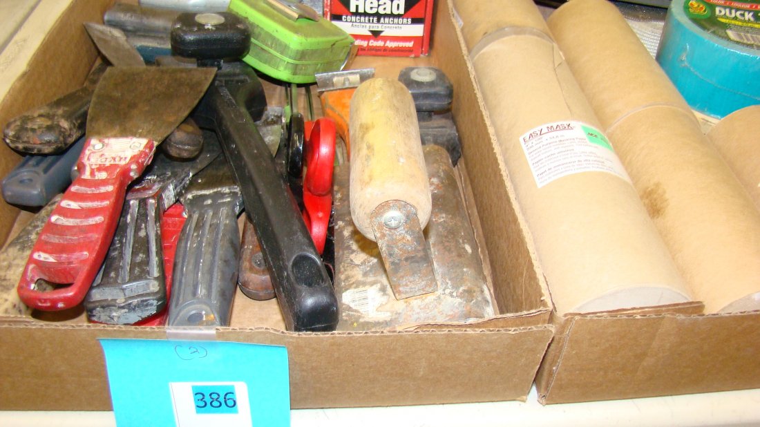 2 BOXES-VARIOUS PAINTING & WALL PAPER SUPPLIES (1 of 5)