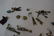 9 PAIR OF EARRINGS - 5 PAIR STERLING - AND 1 BROOC - 2