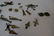 9 PAIR OF EARRINGS - 5 PAIR STERLING - AND 1 BROOC - 3