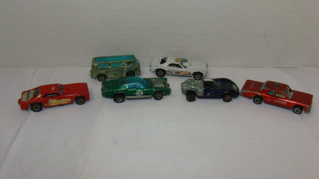6 VINTAGE HOT WHEELS RED LINES (1 of 9)