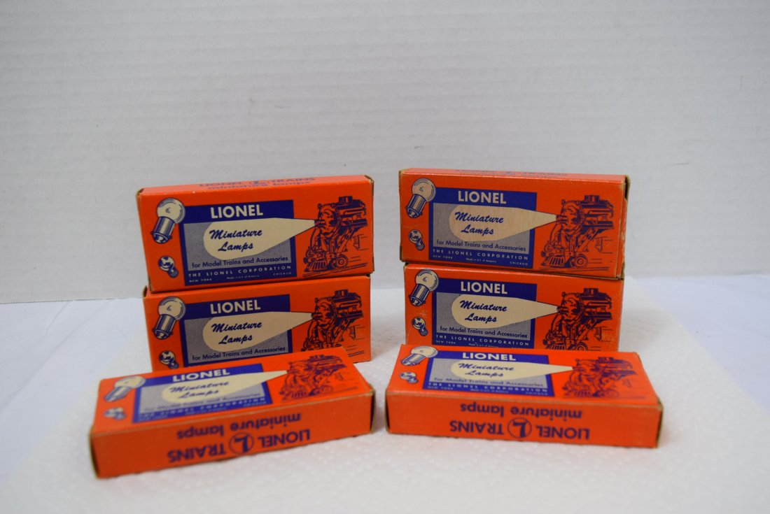 6 BOXES OF LIONEL MINIATURE LAMPS (1 of 5)