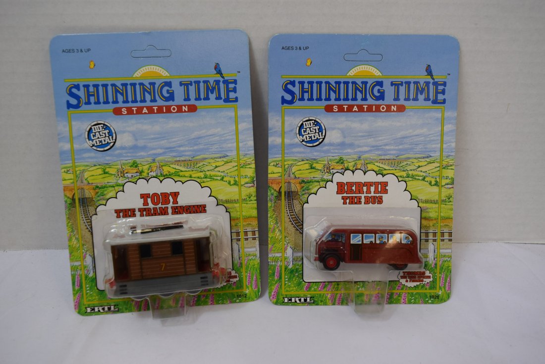 2 SHINING TIME DIECAST METAL CARS; TOBY AND BERTIE (1 of 3)