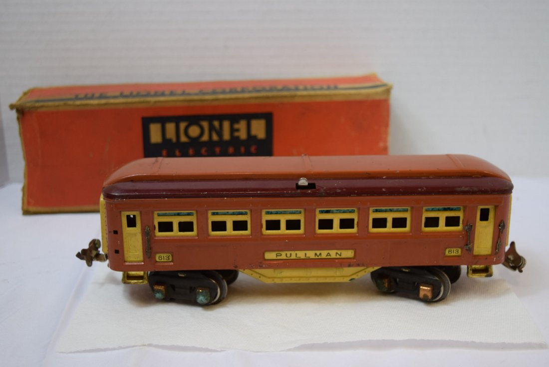 VINTAGE PREWAR LIONEL TINPLATE PULLMAN CAR 613 - H (1 of 5)
