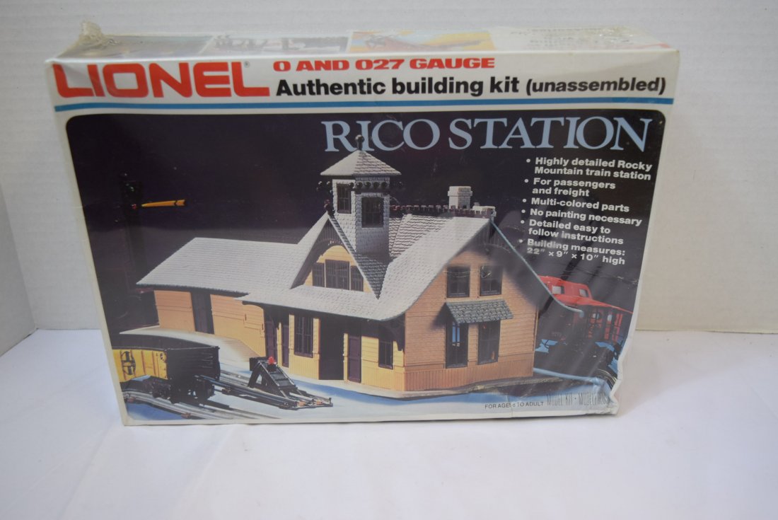 LIONEL RICO STATION BUILDING KIT ROCKY MOUNTAIN TR (1 of 5)