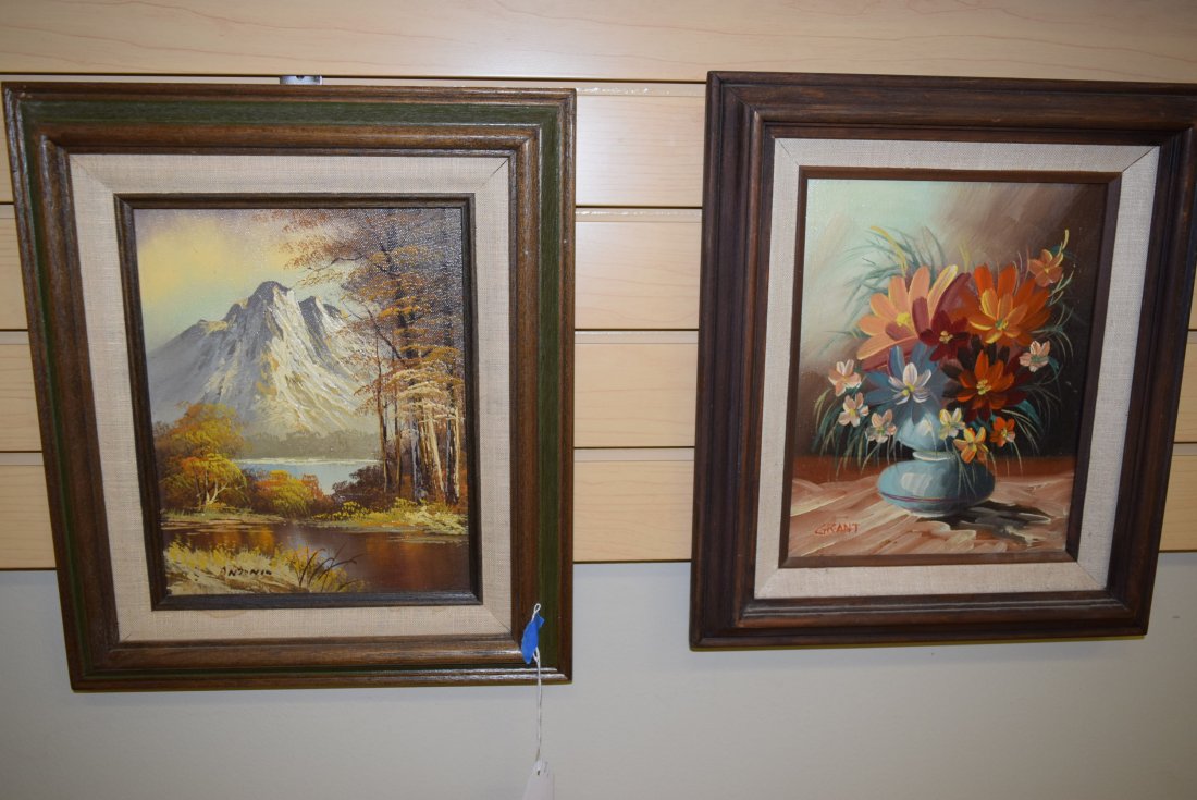 2 ORIGINAL FRAMED OIL PAINTINGS (1 of 3)